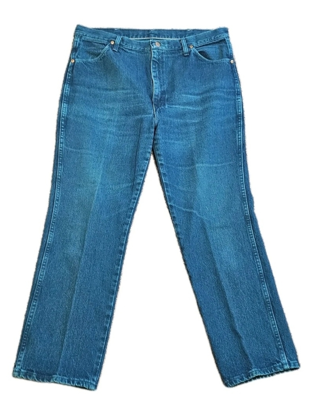Vintage 80s Wrangler Jeans 936FRO Mens 38 X 30 USA Cowboy Cut Blue Perfect Condi